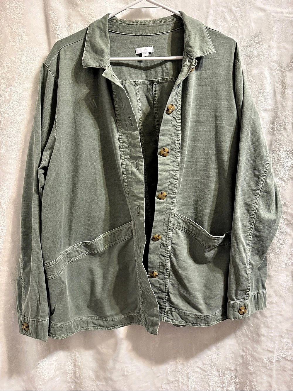 J. Jill Utility Jacket Green Size Large